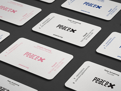 PeaceX branding business cards design graphic design logo logotype typography vector