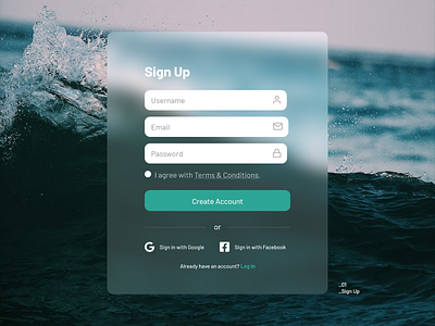 Daily UI #001 - Sign Up adobexd dailyui design graphic design signup ui