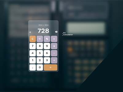Daily UI #004 - Calculator adobe adobexd calculator dailyui design graphic design ui xd