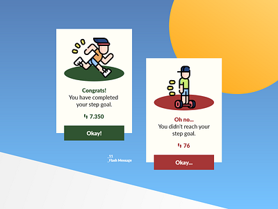 Daily UI #011 - Flash Message