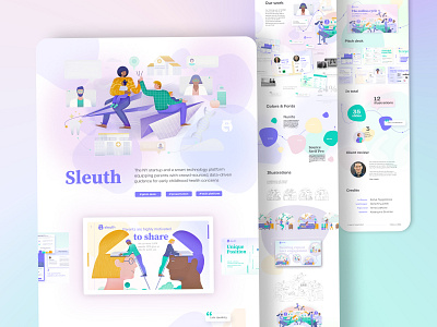 Pitch deck | Startup branding design graphic design illustration pitchdeck presentation ui ux vector website design