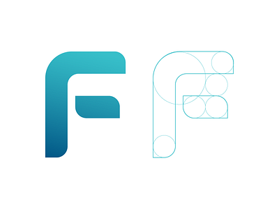 F branding f geometry letterform monogram type typography
