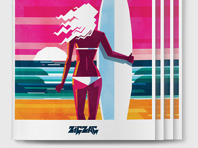 ZigZag Boardies and Bikini Guide 2016 beach bikini clean girl southafrica straightlines surfing vector