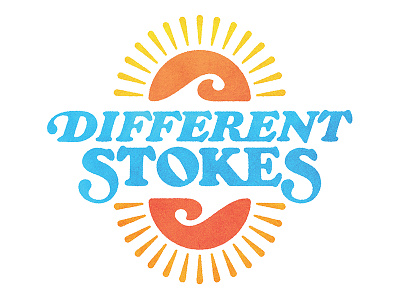 Different Stokes Logo Dribble different kronk logo stokes surfing waves zigzag