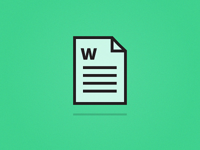 Microsoft Word Icon Designs Themes Templates And Downloadable Graphic Elements On Dribbble