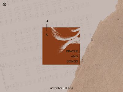 Prayer & Songs v.1 adobe illustrator church flyer music song worship
