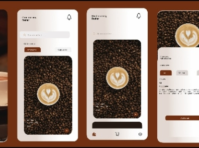 Coffee App product designer ui uiiux