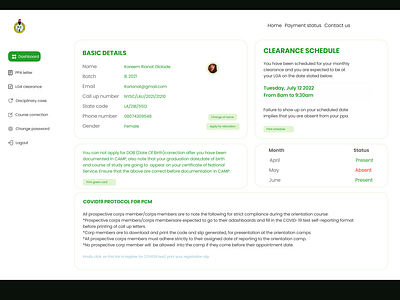 NYSC DASHBOARD