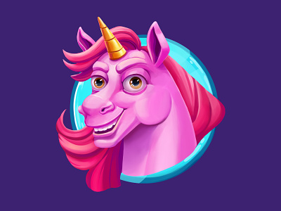 Slot Game Symbol "Unicorn"