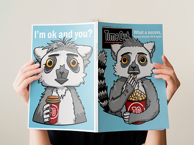 Time Out stickers 2d 2d artist 2d illustration animal awesome cartoon cartoonist character character design character developing concept graphic design illustration magazine messenger punchybunchy racoon sketch sticker sticker pack