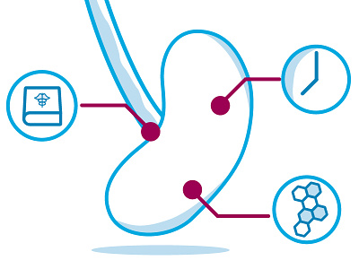 Kidney Transplant Icon illustration medical