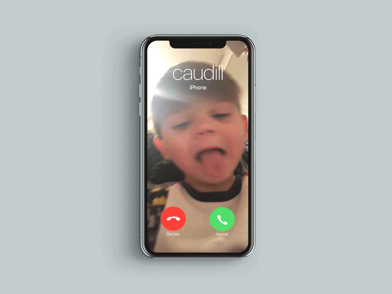 iPhone Contact Video Concept