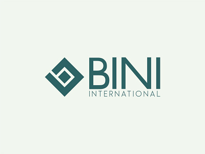 BINI International | Identidade Visual design flat graphic design graphicdesign logo logotype minimal typogaphy typography visual identity web