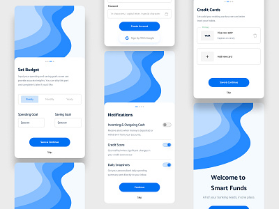 Onboarding UI for Smart Banking App