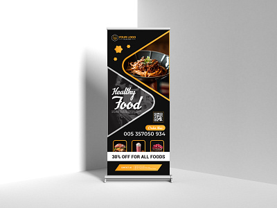 ROLLUP BANNER DESIGN graphic design logo rollup banner rollup banner design