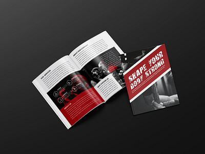 gym bifold brochure design bifold brochure branding graphic design logo