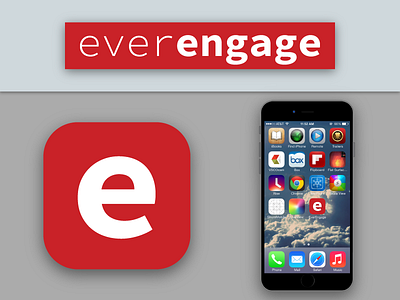 Ever Engage App Icon Mockup for DailuUI 005.