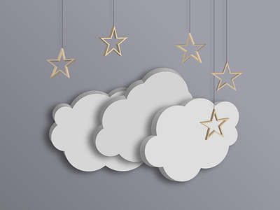 Nursery Mobile Idea 3d ardenhanna bayarea clouds forhire freelance stars