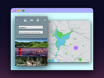 Map Search Interface for DailyUI Practice arden hanna bay area for hire freelance interface map search ui ux web design