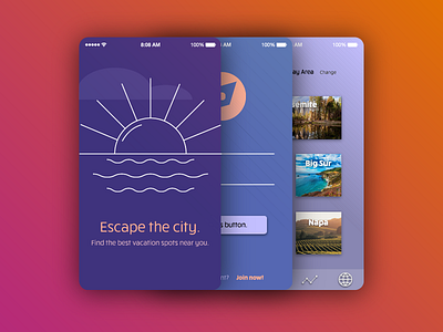 iOS Onboarding for Vacation App