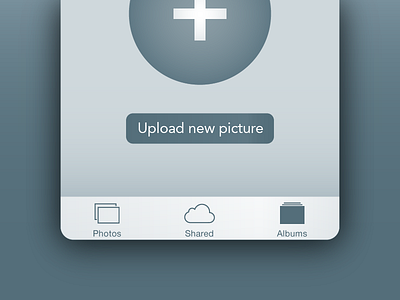 Upload Avatar iOS Interface for DailyUI 088.