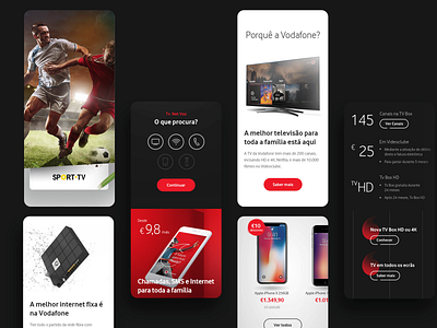 Vodafone Digital Ecosystem design design system filipesj graphic graphic design interface red responsive site ui usability ux vodacom vodafone webdesign