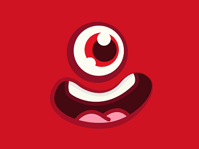 Vodafone Stickers Pack character eye face fun ilustration ilustrator red smile stickers vector vodacom vodafone