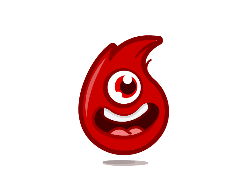 Vodafone Character eye face graphic hair happy ilustration ilutstrator red vector vodacom vodafone