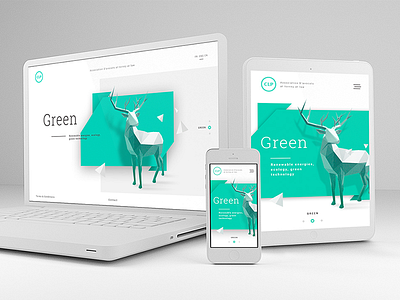 Simple and responsive company page