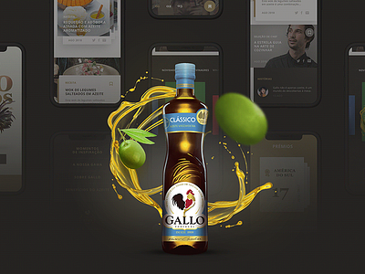 "Gallo - Olive oil" site proposal design digital digital art digitalart gallo graphic interface oliveoil ui ux webdesign