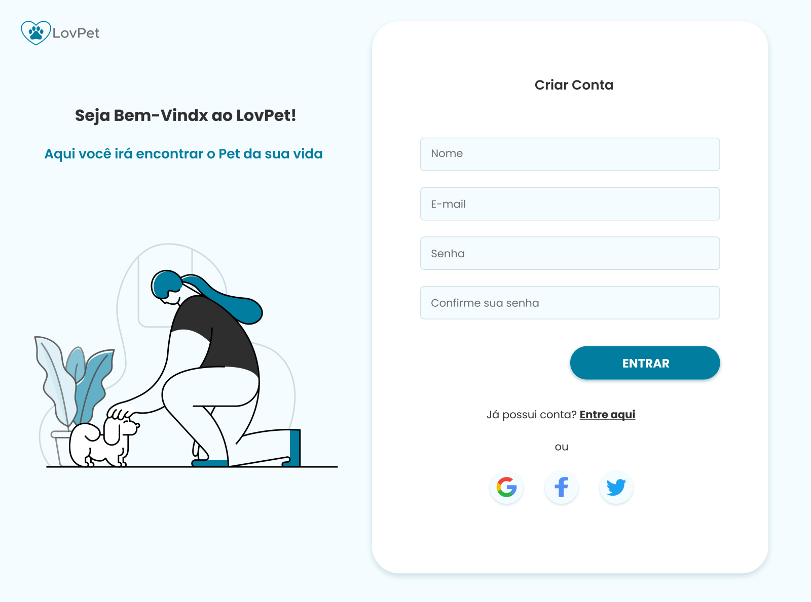 Sign Up Page Daily UI by Beatriz Menezes on Dribbble