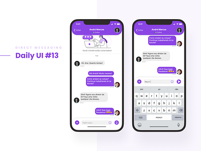Direct Messaging - Daily UI dailyui design ui