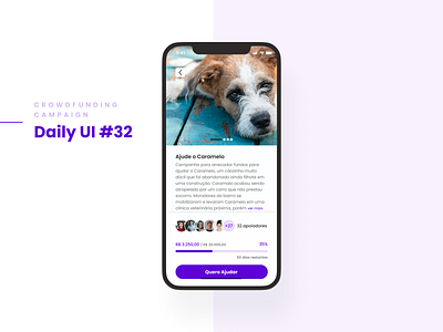 Crowdfunding Campaign - Daily UI dailyui design ui