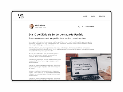 Blog Post - Daily UI