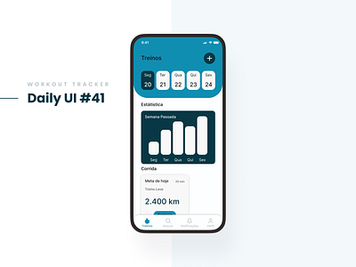Workout Tracker - Daily UI dailyui design ui