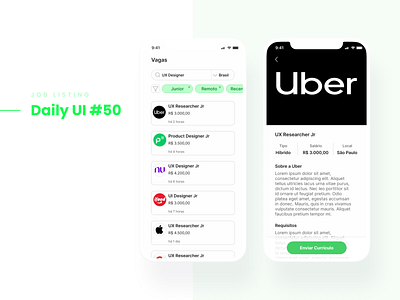 Job Listing - Daily UI