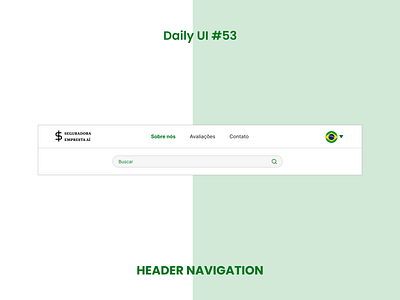 Header Navigation - Daily UI dailyui design ui