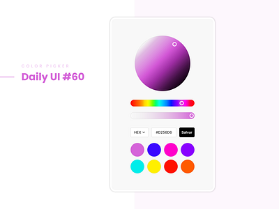 Color Picker - Daily UI dailyui design ui