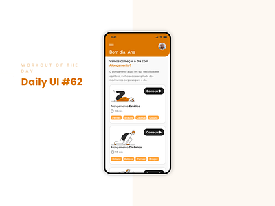 Workout of the Day - Daily UI