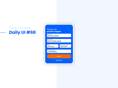 Flight Search - Daily UI