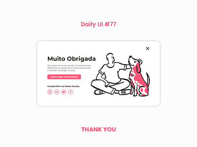 Thank You - Daily UI dailyui design ui