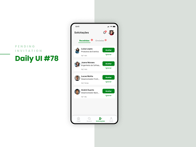 Pending Invitation - Daily UI dailyui design ui