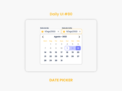 Date Picker - Daily UI dailyui design ui