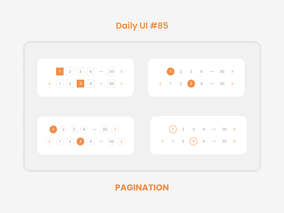 Pagination - Daily UI dailyui design ui