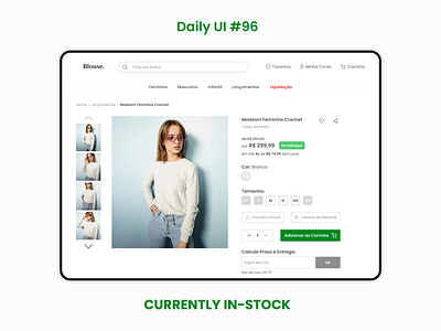 Currently In-Stock - Daily UI dailyui design ui