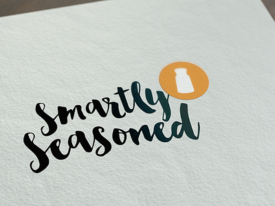 Smartly Seasoned event event logo food food event handwritten handwritten logo smartly seasoned typeface typography