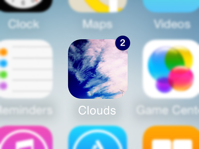 DailyUI // Day 5 : App Icon 005 app icon challenge clouds dailyui icon weather weather app