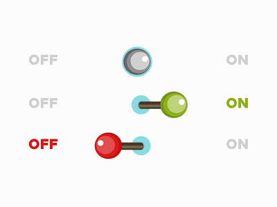DailyUI // Day 15 : On/Off Switch 015 joystick lever off on onoff switch ui
