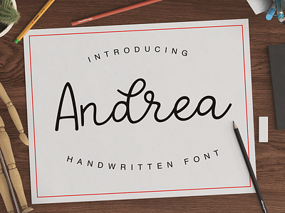 Andrea Handwritten font