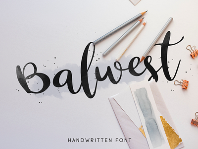 Balwest Handwritten font